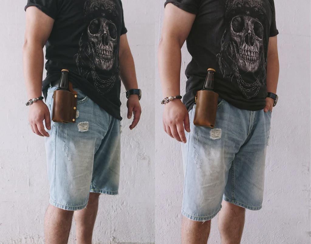 Leather Beer Holster