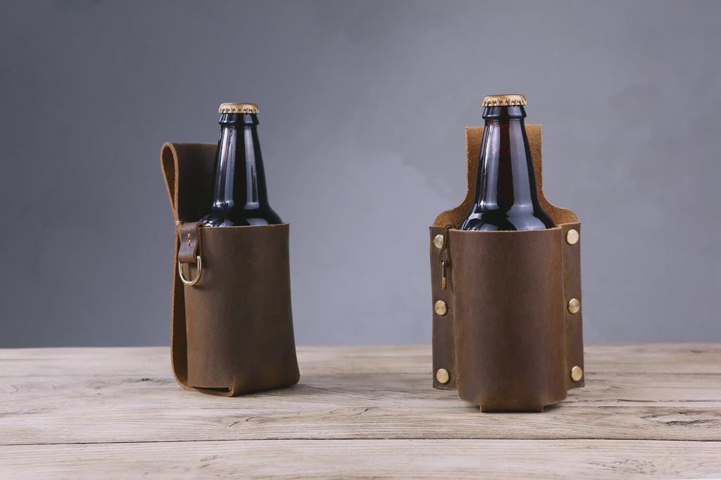 Leather Beer Holster