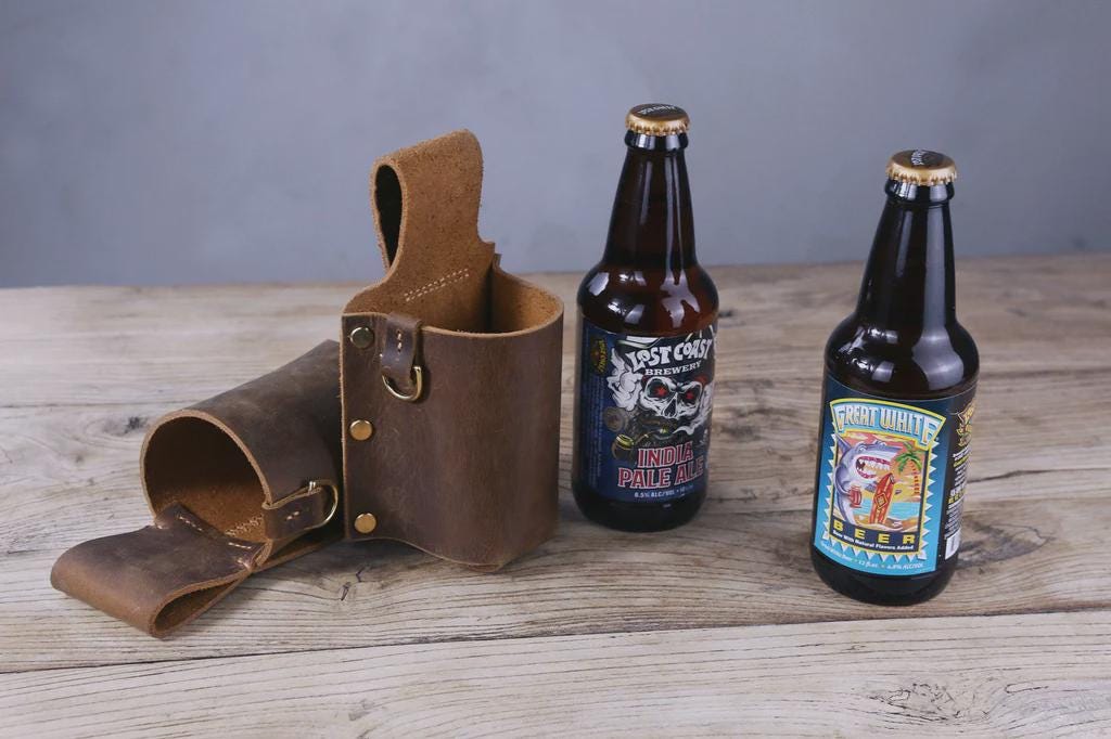 Leather Beer Holster